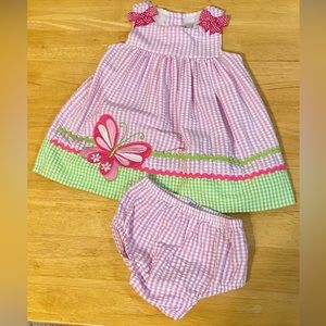 Emily Rose Sundress 12M Toddler Girl’s Pink Butterfly dress